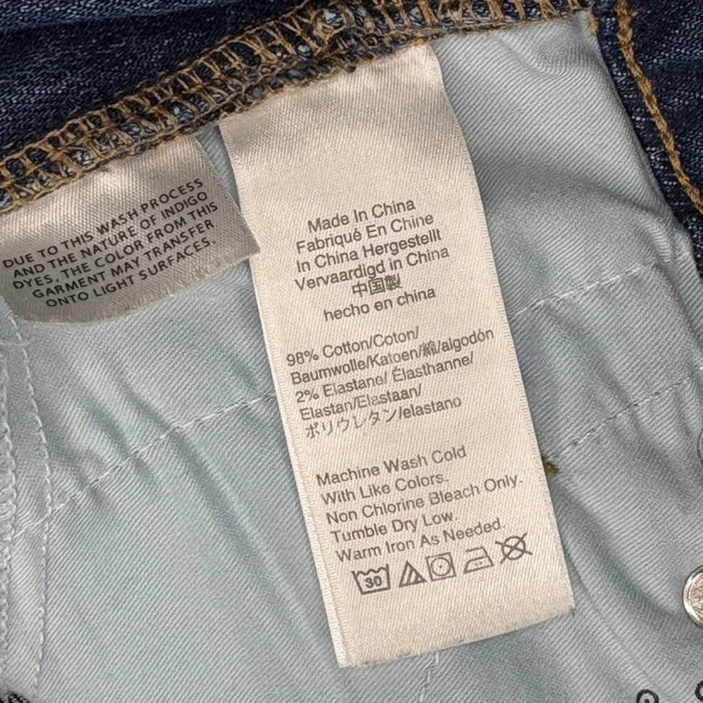 J. Crew Distressed Medium Wash Vintage Straight Mid Rise Stretch Jeans Sz 26